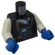 Lego tělo, černá (973p62c01)